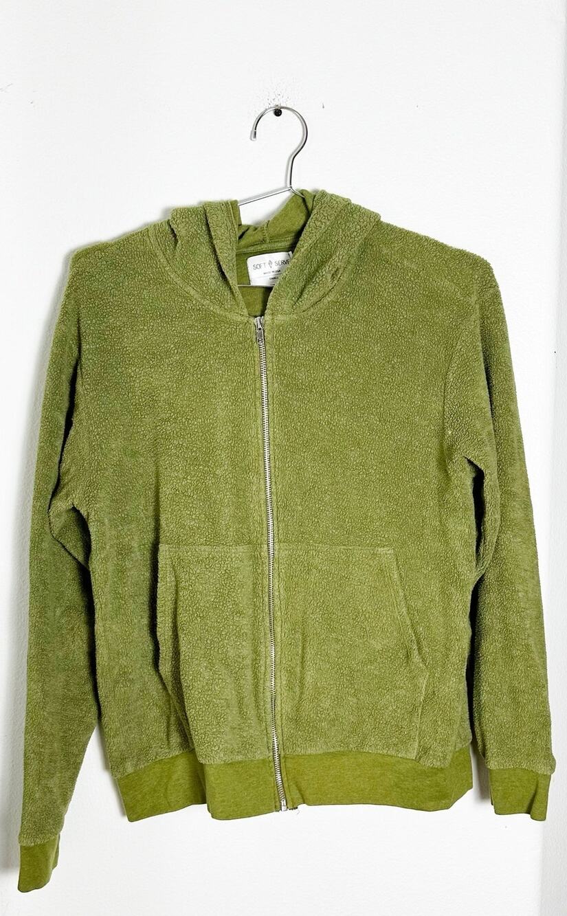 Soft Serve Green The Original Cloud Cotton Sweatshirt sz S